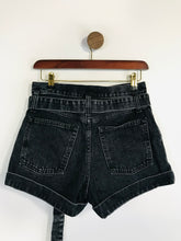 Load image into Gallery viewer, Abercrombie &amp; Fitch Women&#39;s Denim High Waist Hot Pants Shorts | 27 4 | Black
