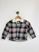 Load image into Gallery viewer, Polarn O. Pyret Kid&#39;s Check Fleece Lined Button-Up Shirt | 3-4 Years | Multicoloured
