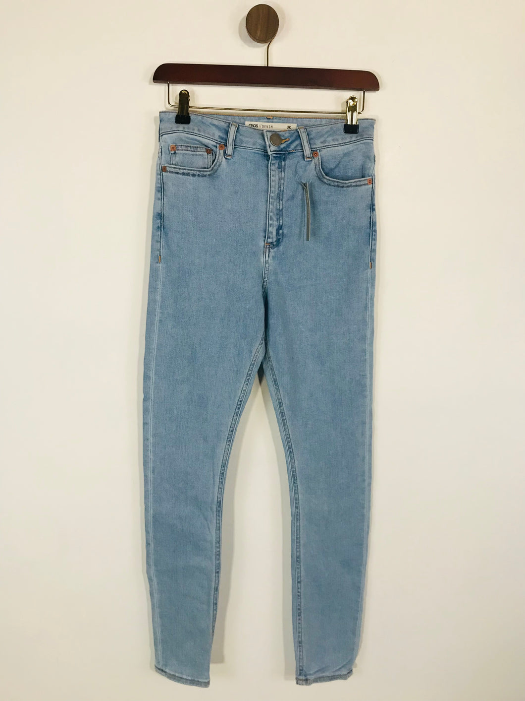 Asos Women's High Waisted Skinny Jeans | UK28/32 | Blue
