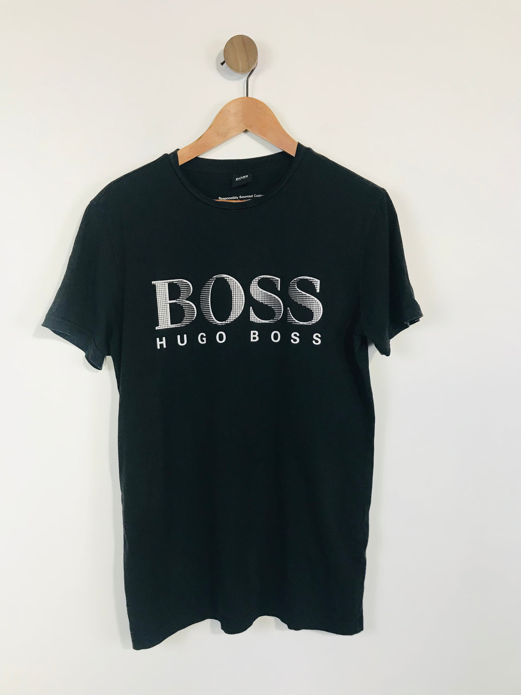 Hugo Boss Women's Boss Logo Printed T-Shirt | S UK8 | Black