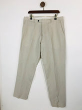 Load image into Gallery viewer, Reiss Men&#39;s Linen Blend Smart Trousers | 34 | Beige
