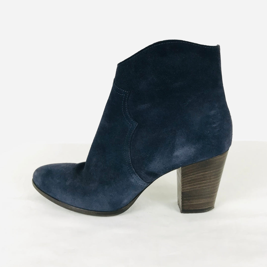Dune Womens Heeled Ankle Boots | EU40 UK7 | Blue
