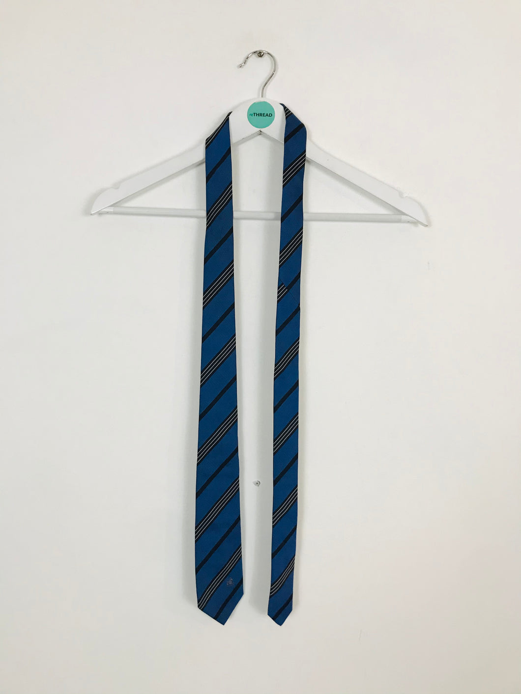 Lanvin Men’s Stripe Tie | Blue