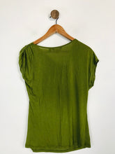 Load image into Gallery viewer, Ted Baker Women&#39;s Ruched T-Shirt | 2 UK10 | Green
