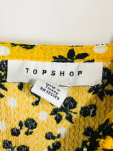 Load image into Gallery viewer, Topshop Women&#39;s Floral Mini Dress | UK8 | Yellow
