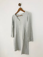 Load image into Gallery viewer, The White Company Sleep Women’s Cotton Lace Nightdress Nightie | S UK8 | Grey
