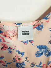 Load image into Gallery viewer, Mama Licious Women&#39;s Floral A-Line Dress | L UK14 | Pink
