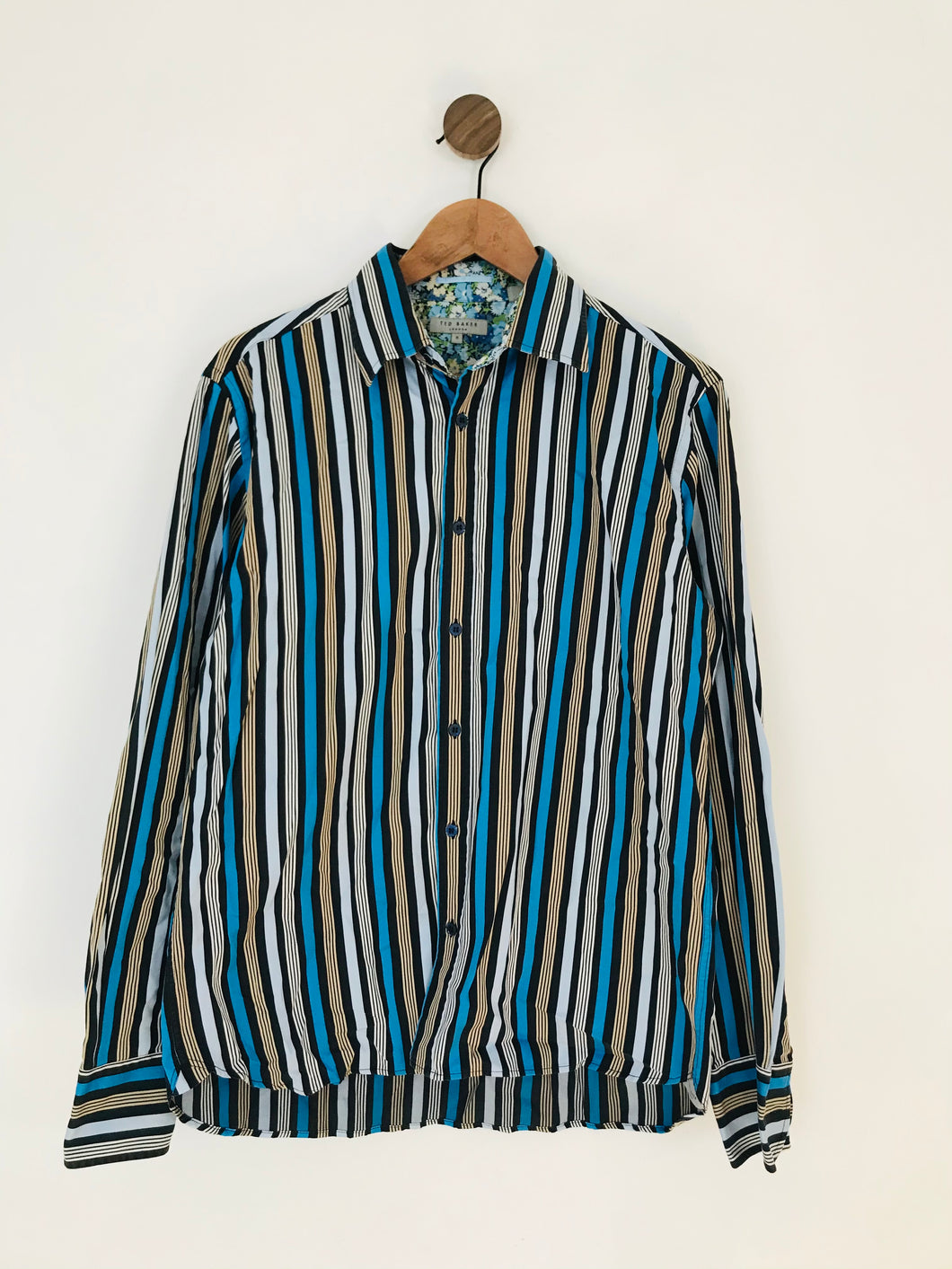 Ted Baker Men’s Stripe Shirt | XL 5 | Multicolour