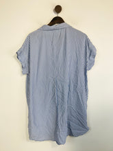 Load image into Gallery viewer, Zara Women&#39;s Striped Shirt Dress | L UK14 | Blue

