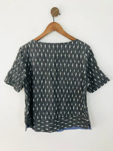 Load image into Gallery viewer, Toast Women&#39;s Cotton Polka Dot Top T-Shirt | UK14 | Grey
