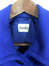 Load image into Gallery viewer, Viyella Women&#39;s Wool Peacoat Coat | UK16 | Purple
