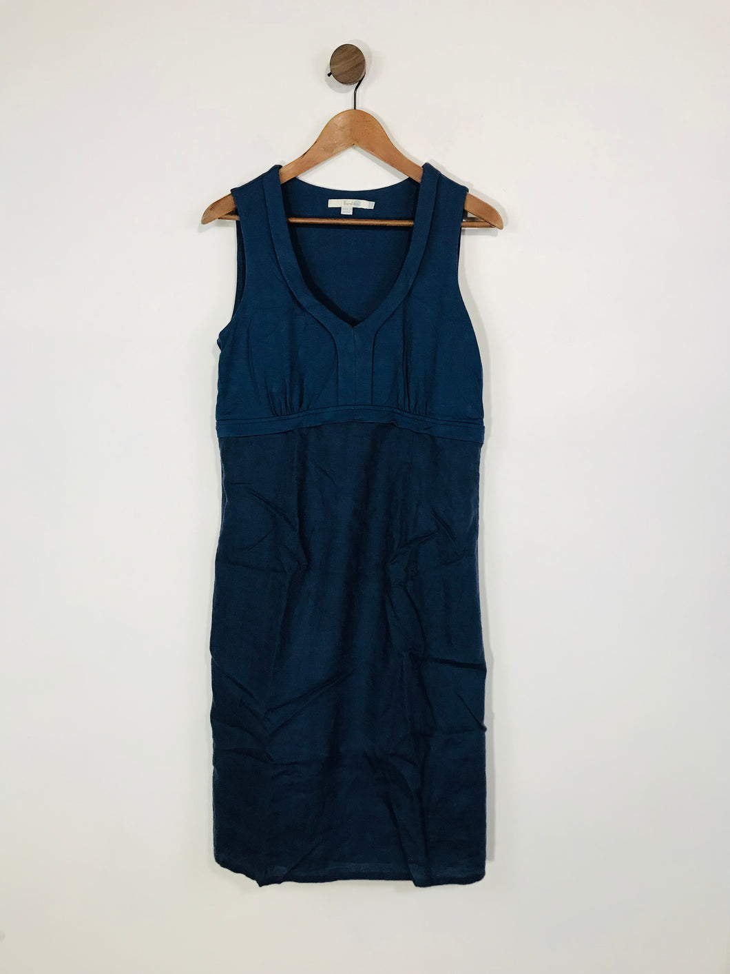 Boden Women's V-Neck A-Line Dress | UK14 | Blue