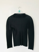 Load image into Gallery viewer, Issey Miyake Pleats Please Pleated Fringe Shirt | 4 | Black
