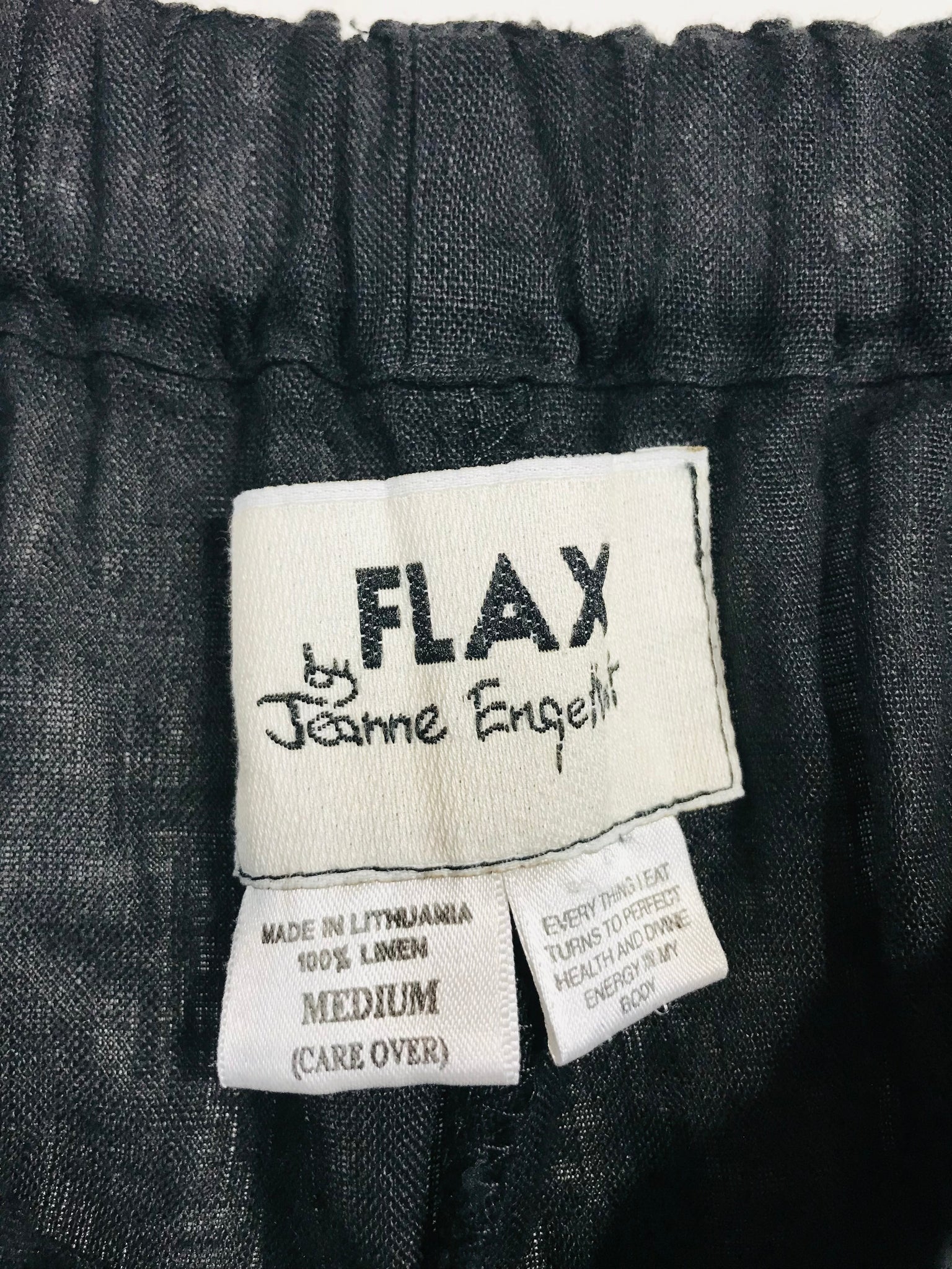 Flax by Jeanne Engelhart Women's Linen Casual Trousers, M UK10-12