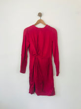 Load image into Gallery viewer, &amp; Other Stories Women&#39;s Long Sleeve Tied Shift Dress | EU34 UK8 | Red
