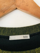 Load image into Gallery viewer, Zara Women&#39;s Ribbed Shift Dress | M UK10-12 | Green
