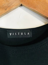 Load image into Gallery viewer, Vistula Women&#39;s Cotton T-Shirt | S UK8 | Black
