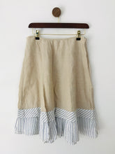 Load image into Gallery viewer, Pennyblack Women&#39;s Striped Frill A-Line Skirt | UK10 | Beige
