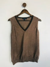 Load image into Gallery viewer, Boden Women&#39;s Knit V-Neck Vest | UK16 | Brown
