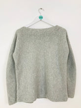 Load image into Gallery viewer, Boden Women’s Wide Neck Wool Jumper | M UK12 | Grey
