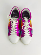 Load image into Gallery viewer, Air &amp; Grace x DLAM Women&#39;s Leather Rainbow Trainers | EU39 UK6 | Multicoloured
