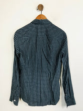 Load image into Gallery viewer, Band of Outsiders Men&#39;s Cotton Check Gingham Button-Up Shirt | 1 | Blue
