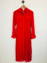 Load image into Gallery viewer, Coast Women&#39;s Pleated Shirt Dress NWT | UK10 | Red
