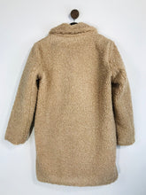 Load image into Gallery viewer, Pimkie Women&#39;s Teddy Overcoat Coat | M UK10-12 | Beige
