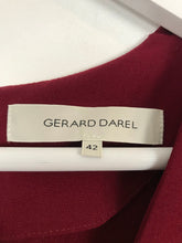 Load image into Gallery viewer, Gerard Darel Women’s Oversized Midi Shift Dress | 42 UK 14 | Red
