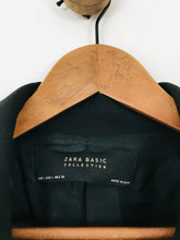 Load image into Gallery viewer, Zara Women&#39;s Longline Bell Sleeve Blazer Jacket | L UK14 | Black
