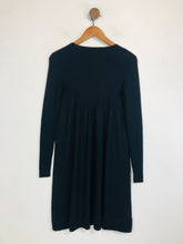 Load image into Gallery viewer, The White Company Women&#39;s Long Sleeve Merino Wool Shift Dress | M UK10-12 | Blue

