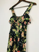 Load image into Gallery viewer, Zara Women&#39;s Boho Floral Midi Dress | S UK8 | Multicoloured
