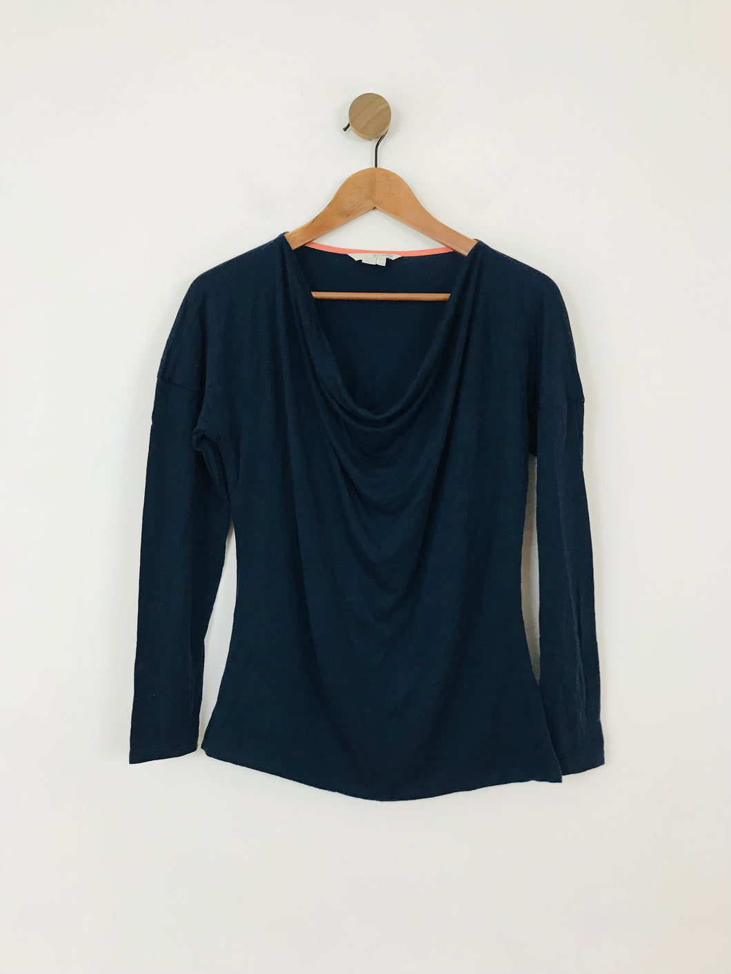 Boden Women's Cowl Neck T-Shirt | UK14 | Blue