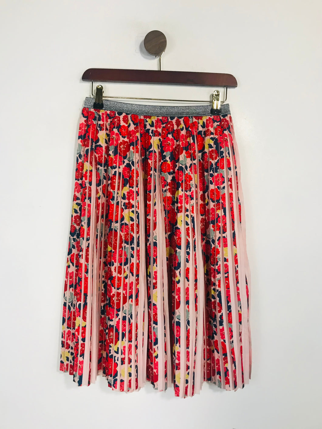 Cath Kidston Women's Floral Pleated A-Line Skirt | S UK8 | Multicoloured