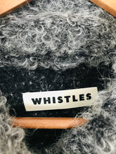 Load image into Gallery viewer, Whistles Women&#39;s Knit Biker Jacket | UK16 | Grey
