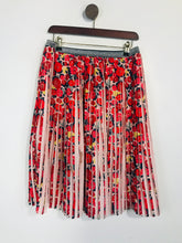 Load image into Gallery viewer, Cath Kidston Women&#39;s Floral Pleated A-Line Skirt | S UK8 | Multicoloured

