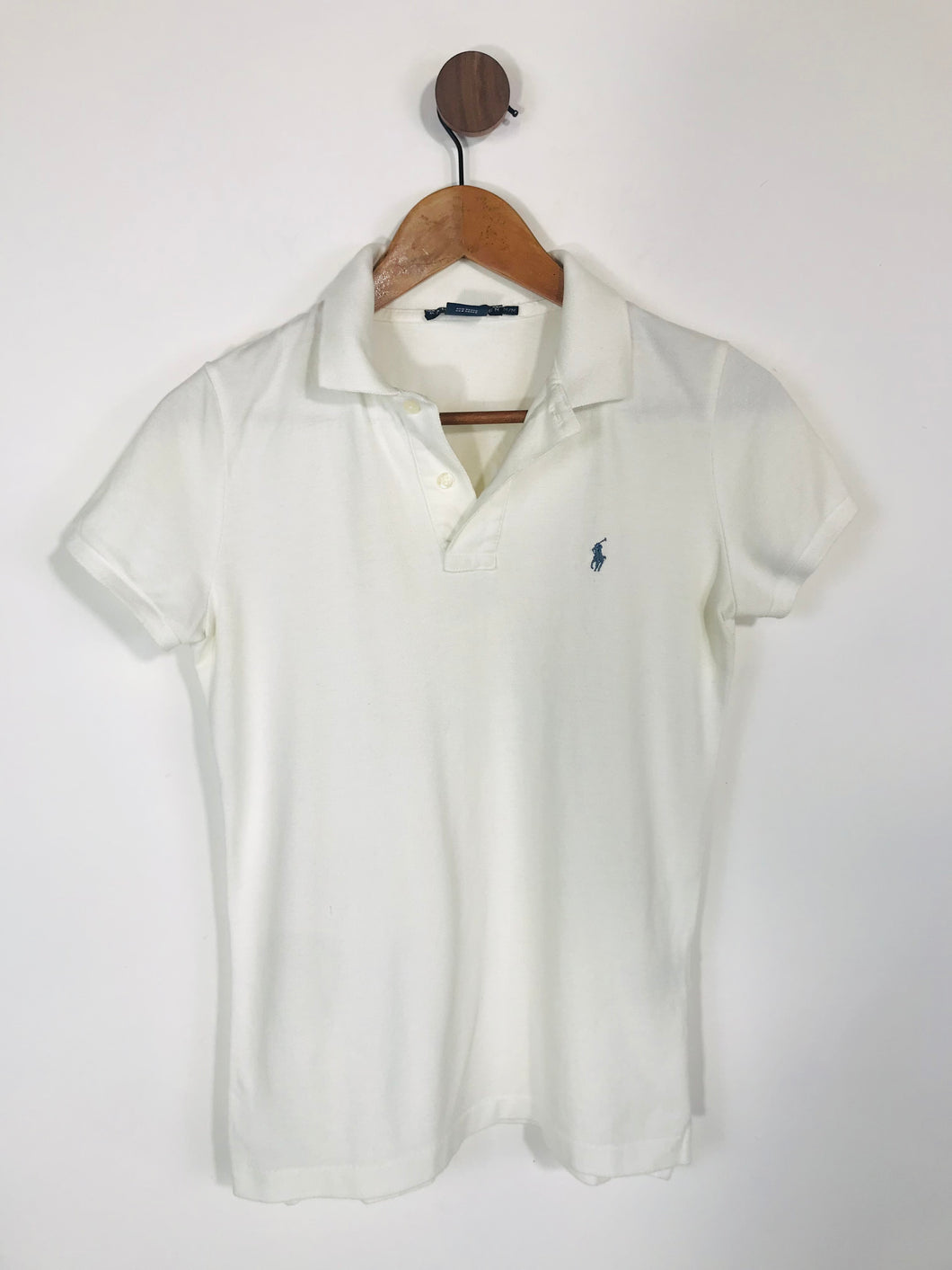 Ralph Lauren Women's Cotton Polo Shirt | M UK10-12 | White
