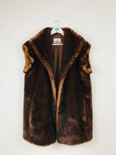Load image into Gallery viewer, Mondi Sports Vintage Fur Gilet | EU38 UK10 | Brown
