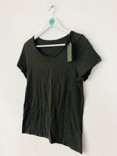 Load image into Gallery viewer, Allsaints Women’s Scoop Neck Fitted T-Shirt NWT | Large | Brown
