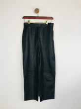 Load image into Gallery viewer, Cos Women&#39;s Leather High Waist Smart Trousers | EU32 UK4 | Black
