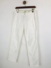 Load image into Gallery viewer, Anthropologie Women&#39;s Cargo Casual Trousers | 26 UK8 | White
