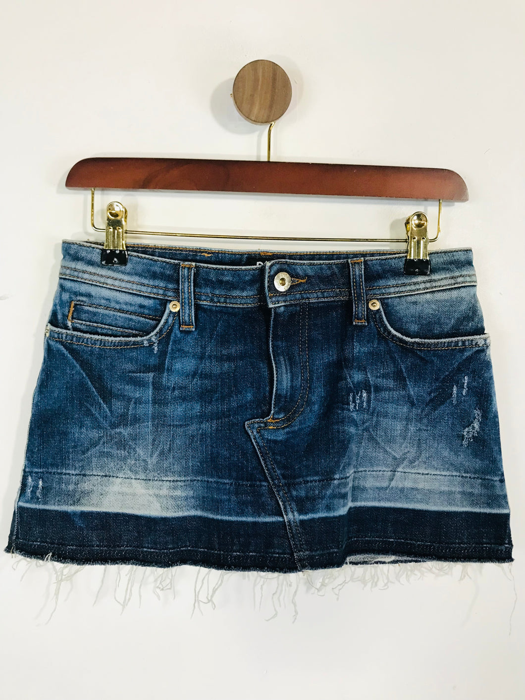Dolce & Gabbana Women's Denim Mini Skirt | 24 UK4-6 | Blue