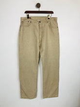 Load image into Gallery viewer, Marlboro Classics Men&#39;s Linen Chinos Trousers | W36 L32 | Beige
