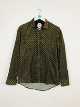 Load image into Gallery viewer, Ganesh Womens Patterned Corduroy Shirt | UK12 | Green
