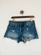 Load image into Gallery viewer, Blank NYC Women&#39;s Denim Hot Pants Shorts | W27 UK8-10 | Blue
