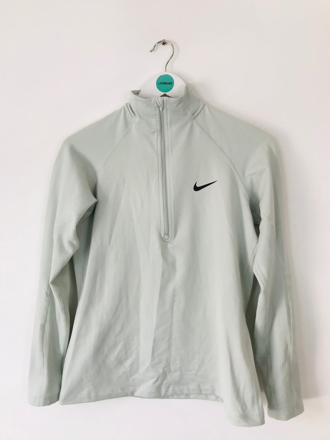 Nike Women’s Half Zip Fleece Long Sleeve Sports Top | M | Grey