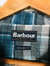 Load image into Gallery viewer, Barbour Men&#39;s Cotton Flannel Button-Up Shirt | UK20 | Blue
