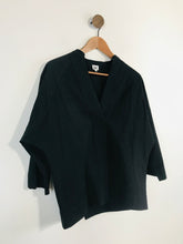 Load image into Gallery viewer, Kin Women&#39;s Oversized Tunic Style Blouse | UK10 | Black
