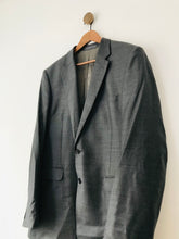 Load image into Gallery viewer, Ermenegildo Zegna Men’s Wool Suit Jacket Blazer | 44L | Grey
