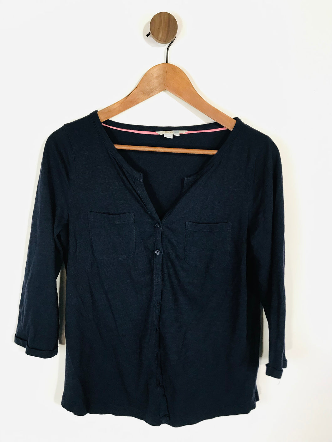 Boden Women's Cotton Button-up Blouse | UK12 | Blue